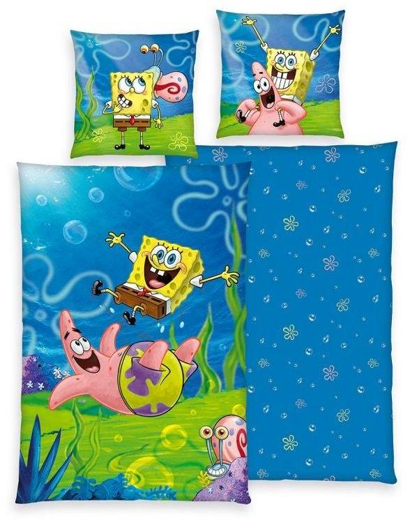 Povlečení SpongeBob a Patrik 140x200, 70x90 cm