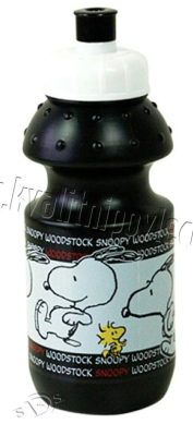 Láhev na pití Snoopy černý 400 ml