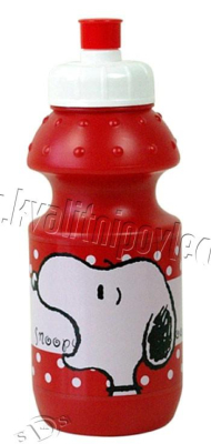 Láhev na pití Snoopy červený 400 ml