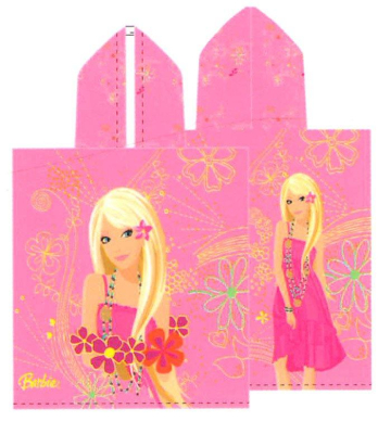 Pončo Barbie fashion 60x120 cm