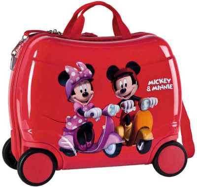 Dětský kufřík na kolečkách Mickey a Minnie 2014