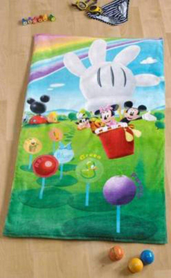 Plážová osuška Mickey Club 70x120 cm