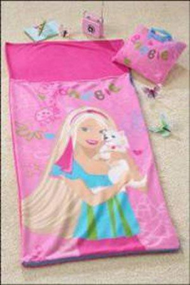 Dětská flísová deka se zipem Barbie Puppy 75x150 cm