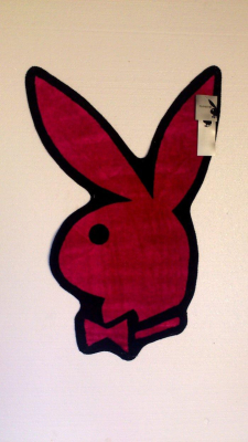 Koupelnová předložka Playboy Dark Pink