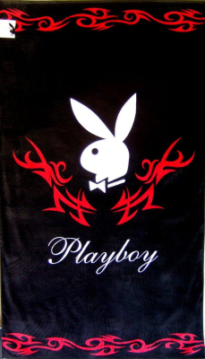 Osuška Playboy Tribal Black 100x180 cm