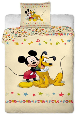 Povlečení Mickey a Pluto 140x200 cm