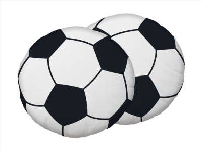 Tvarovaný mikroplyšový polštářek Fotbal míč 35 cm