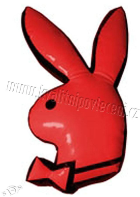 Polštářek Playboy Red  králíček 55cm