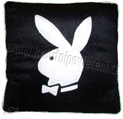 Polštářek Playboy Black 35x35 cm