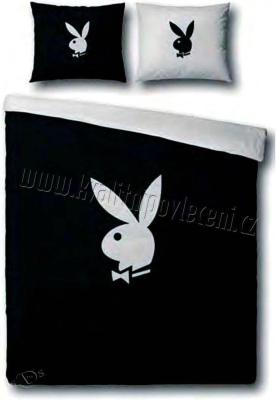 Povlečení Playboy Black 135x200 cm