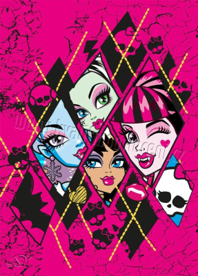 Dětský koberec Monster High Checkers