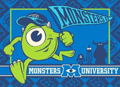 Dětský koberec Monsters University 95x133 cm